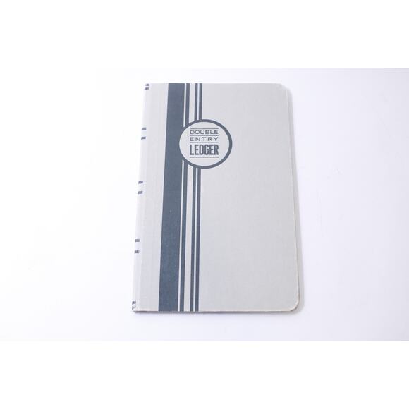 Ledger, Double Entry, Address Book, Notebook, Office, Hardcover, ~ 250516-WH 263 - Picture 1 of 3